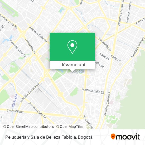 Mapa de Peluquería y Sala de Belleza Fabiola