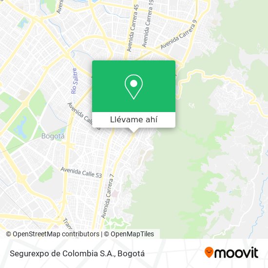 Mapa de Segurexpo de Colombia S.A.