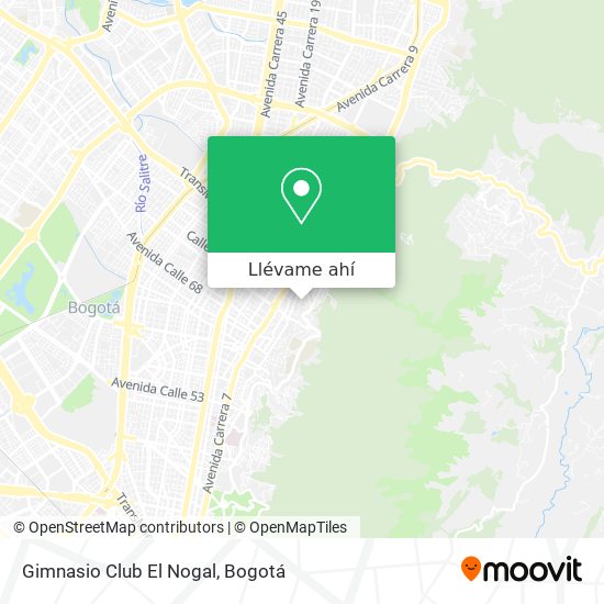 Mapa de Gimnasio Club El Nogal