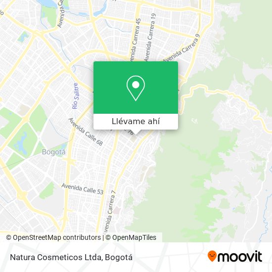 Cómo llegar a Natura Cosmeticos Ltda en Chapinero en SITP o Transmilenio?