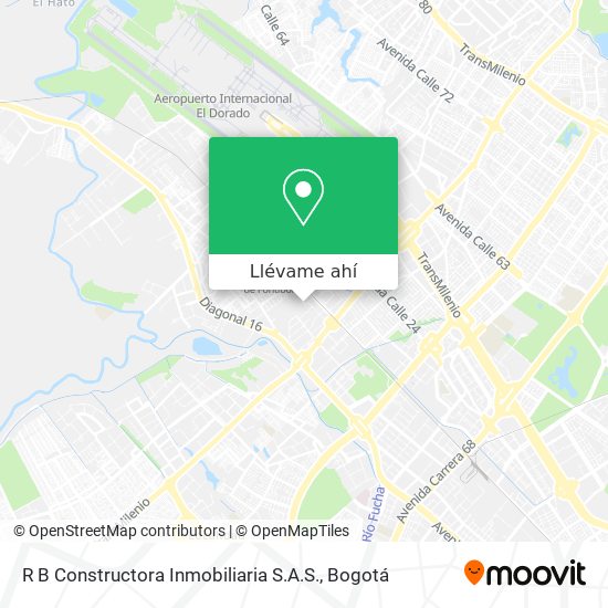 Mapa de R B Constructora Inmobiliaria S.A.S.