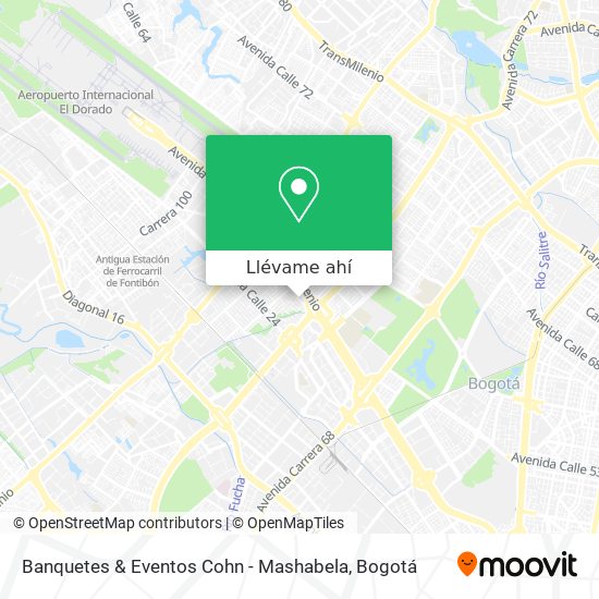 Mapa de Banquetes & Eventos Cohn - Mashabela