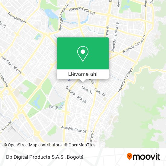 Mapa de Dp Digital Products S.A.S.