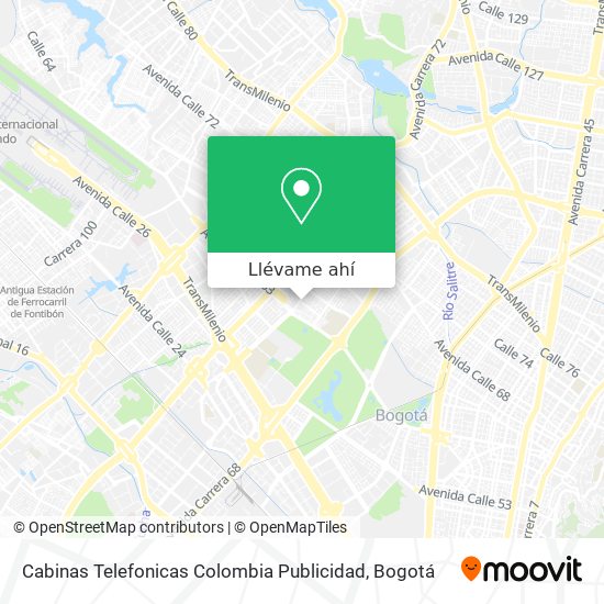Mapa de Cabinas Telefonicas Colombia Publicidad