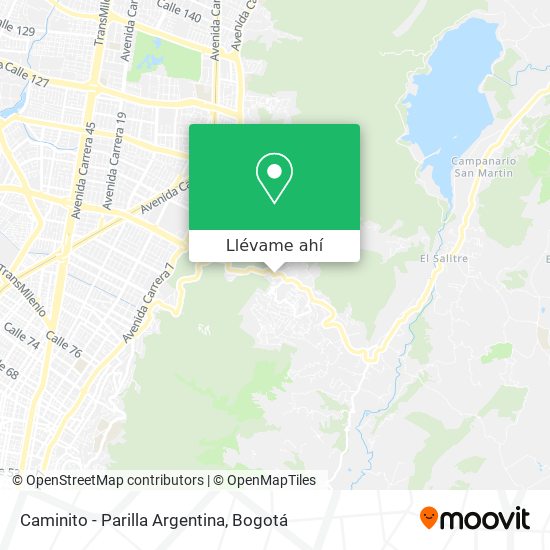 Mapa de Caminito - Parilla Argentina