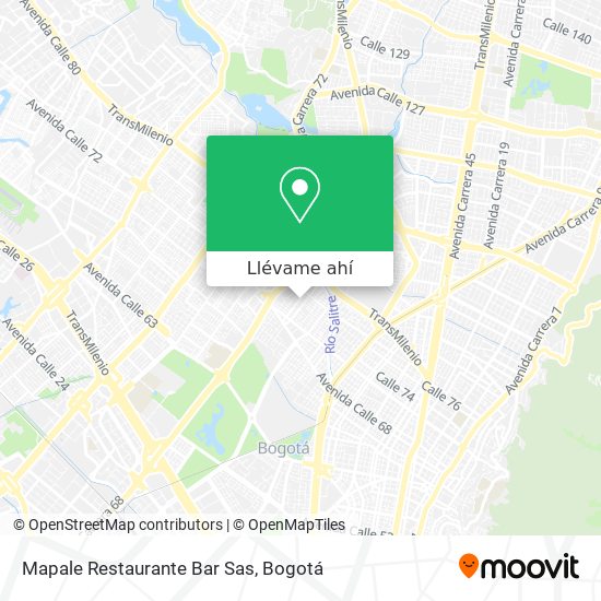 Mapa de Mapale Restaurante Bar Sas
