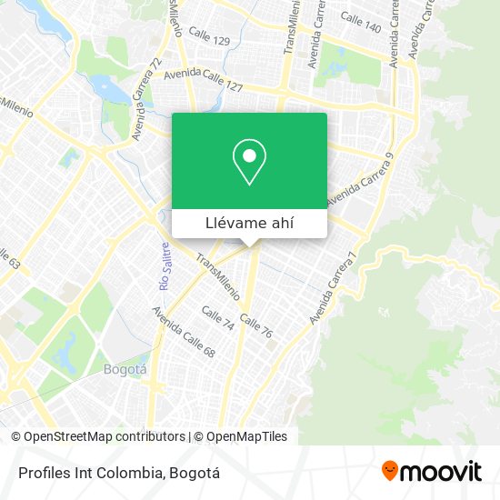 Mapa de Profiles Int Colombia