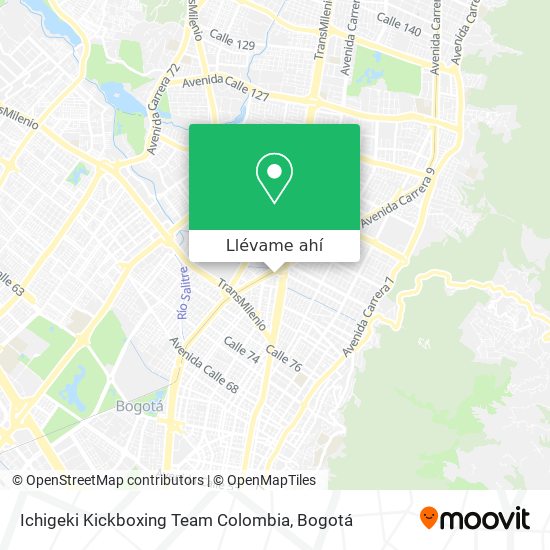 Mapa de Ichigeki Kickboxing Team Colombia