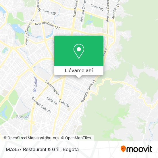 Mapa de MAS57 Restaurant & Grill