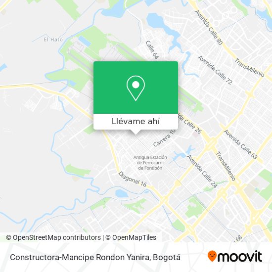 Mapa de Constructora-Mancipe Rondon Yanira