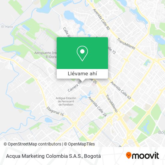 Mapa de Acqua Marketing Colombia S.A.S.