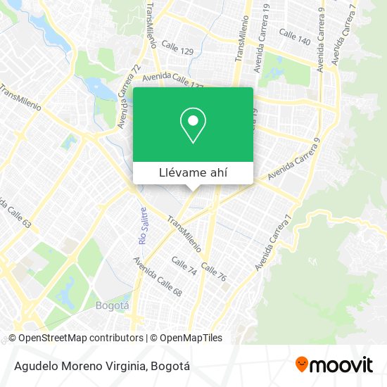 Mapa de Agudelo Moreno Virginia