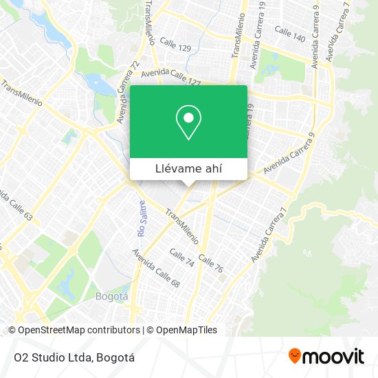 Mapa de O2 Studio Ltda