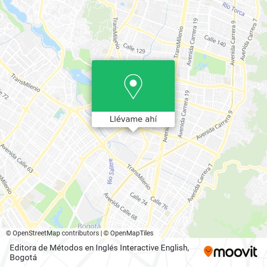 Mapa de Editora de Métodos en Inglés Interactive English