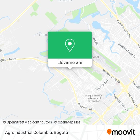 Mapa de Agroindustrial Colombia