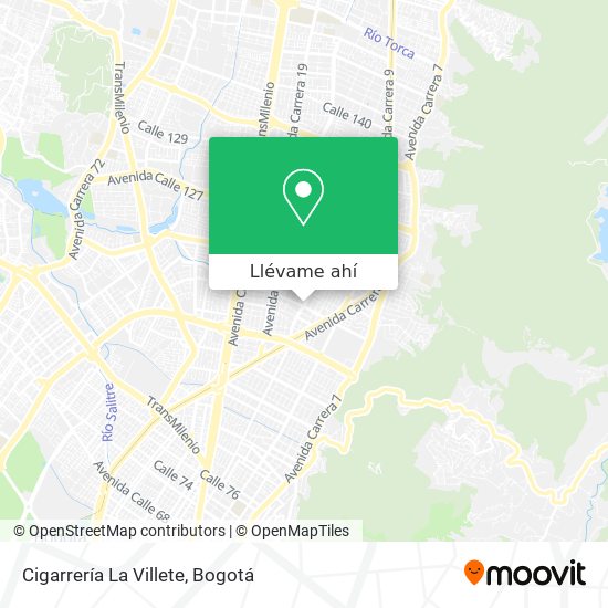Mapa de Cigarrería La Villete