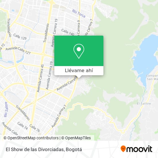 Mapa de El Show de las Divorciadas