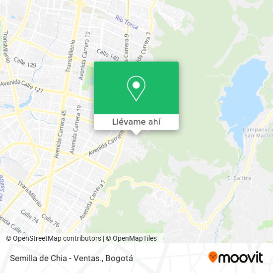 Mapa de Semilla de Chia - Ventas.