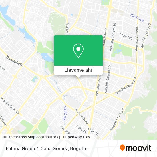 Mapa de Fatima Group / Diana Gómez