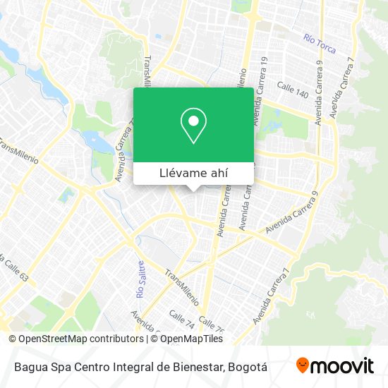 Mapa de Bagua Spa Centro Integral de Bienestar