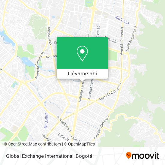 Mapa de Global Exchange International