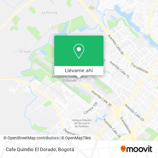 Mapa de Cafe Quindio El Dorado
