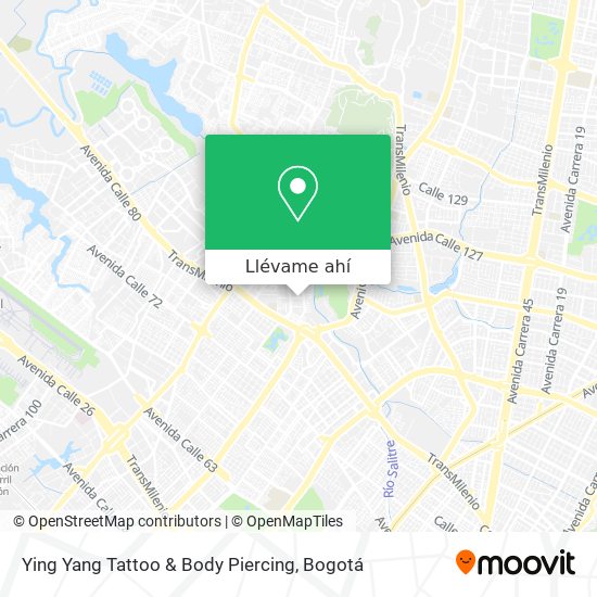 Mapa de Ying Yang Tattoo & Body Piercing