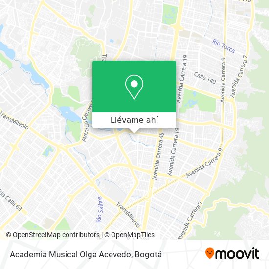 Mapa de Academia Musical Olga Acevedo