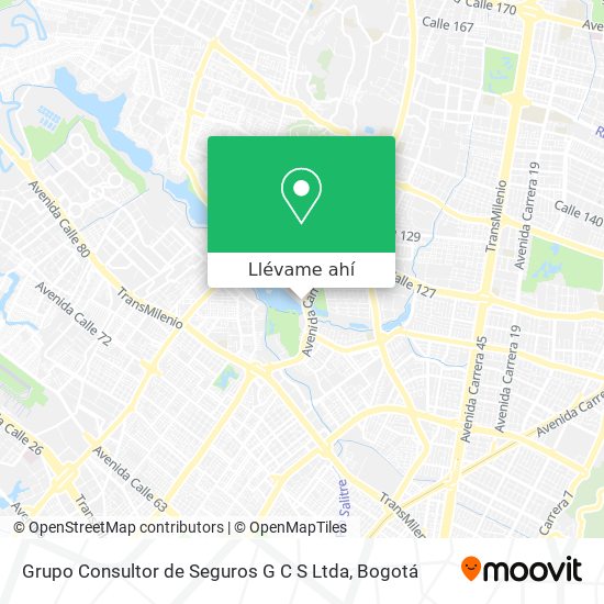 Mapa de Grupo Consultor de Seguros G C S Ltda