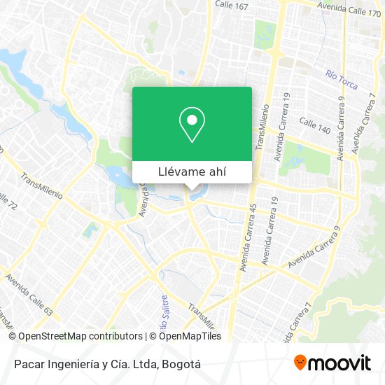 Mapa de Pacar Ingeniería y Cía. Ltda