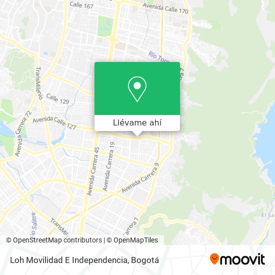 Mapa de Loh Movilidad E Independencia