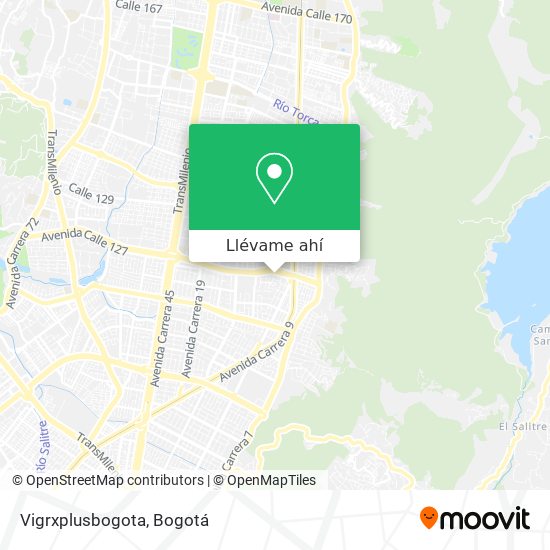 Mapa de Vigrxplusbogota