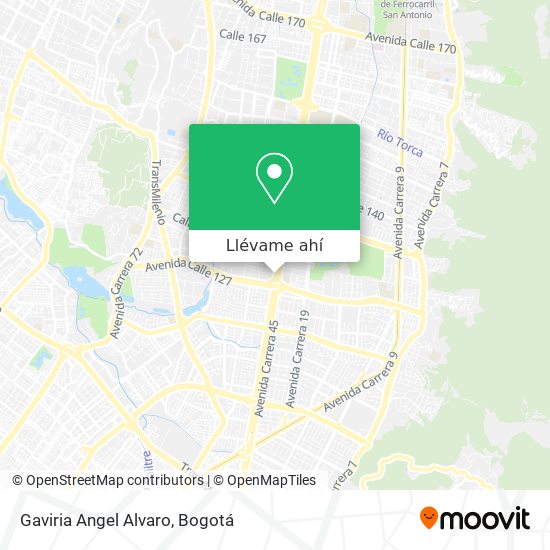 Mapa de Gaviria Angel Alvaro