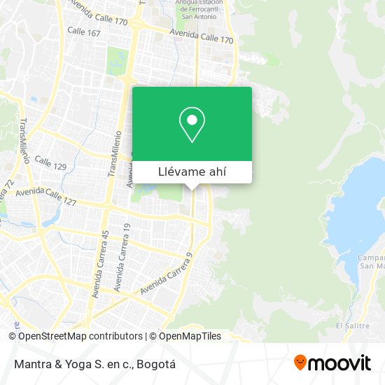 Mapa de Mantra & Yoga S. en c.