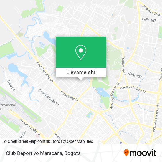 Mapa de Club Deportivo Maracana