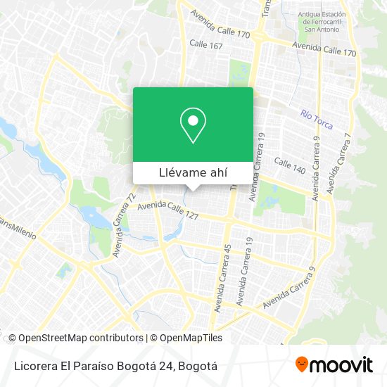 Mapa de Licorera El Paraíso Bogotá 24
