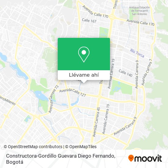 Mapa de Constructora-Gordillo Guevara Diego Fernando