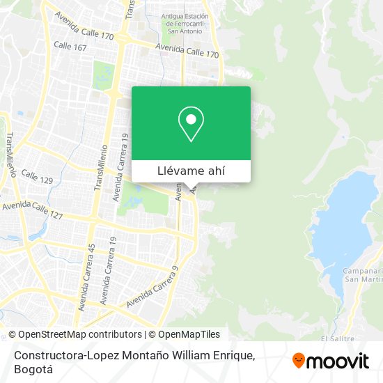 Mapa de Constructora-Lopez Montaño William Enrique