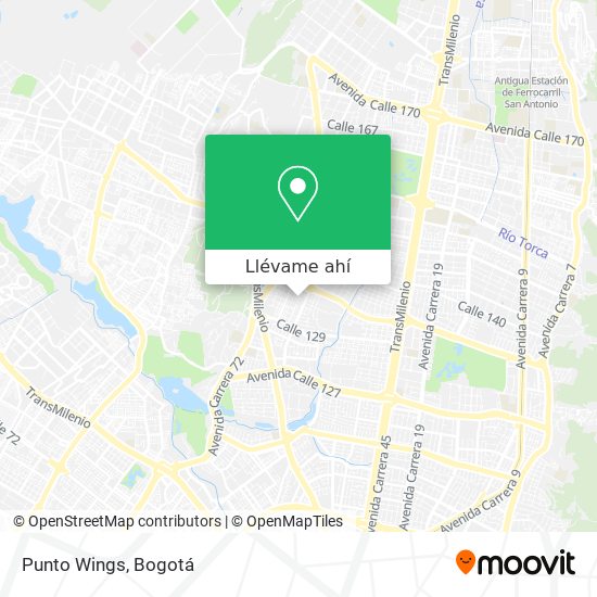 Mapa de Punto Wings