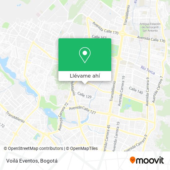 Mapa de Voilá Eventos