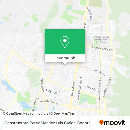 Mapa de Constructora-Perez Mendez Luis Carlos