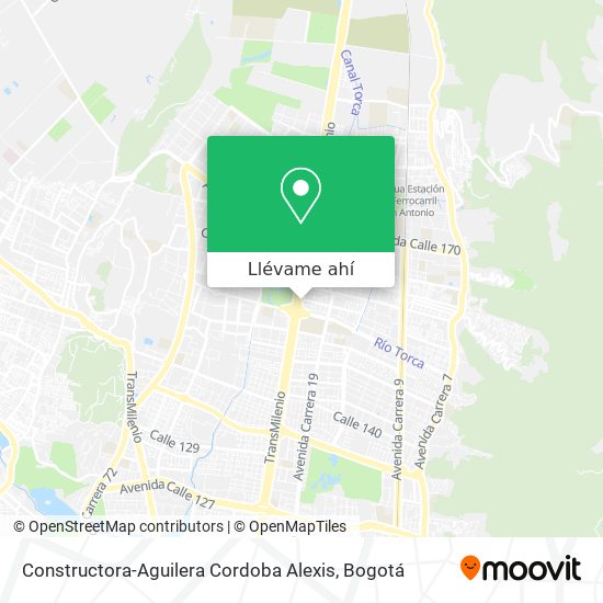 Mapa de Constructora-Aguilera Cordoba Alexis