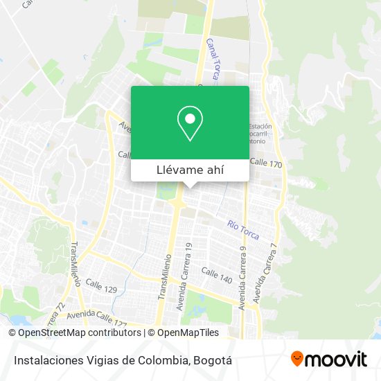 Mapa de Instalaciones Vigias de Colombia