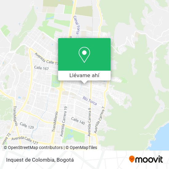 Mapa de Inquest de Colombia