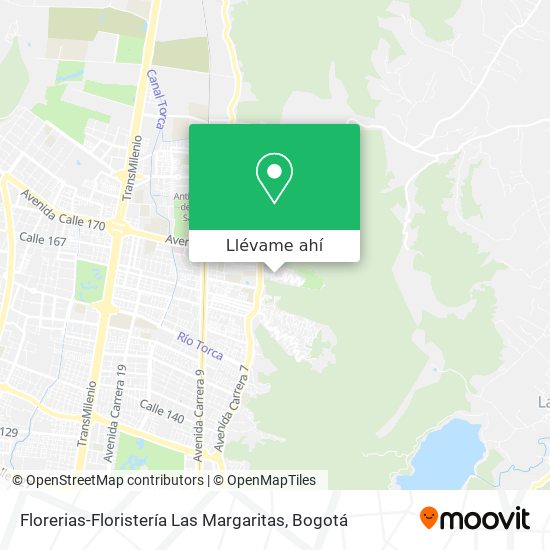 Cómo llegar a Florerias-Floristería Las Margaritas en Usaquén en SITP o  Transmilenio?