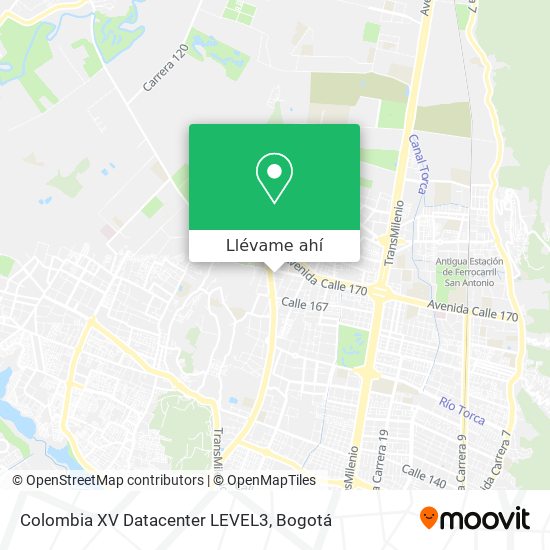 Mapa de Colombia XV Datacenter LEVEL3