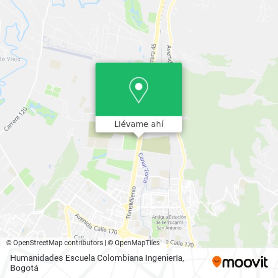 Mapa de Humanidades Escuela Colombiana Ingeniería