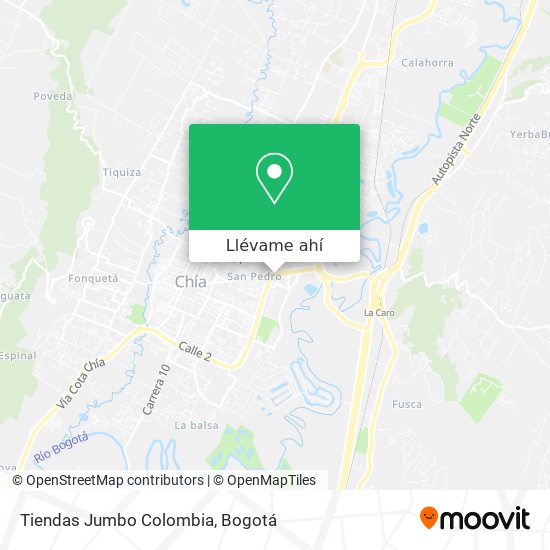 Mapa de Tiendas Jumbo Colombia