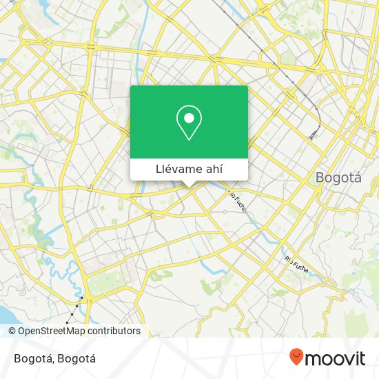 Mapa de Bogotá