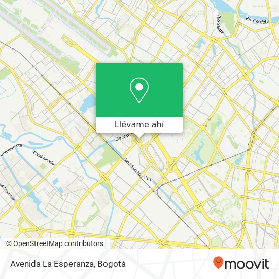 Mapa de Avenida La Esperanza